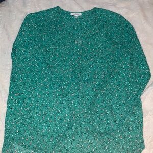 Beautiful green floral lightweight blouse